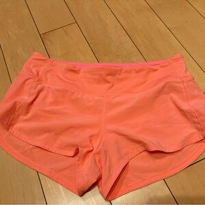 LULULEMON Women's Orange Athletic Shorts